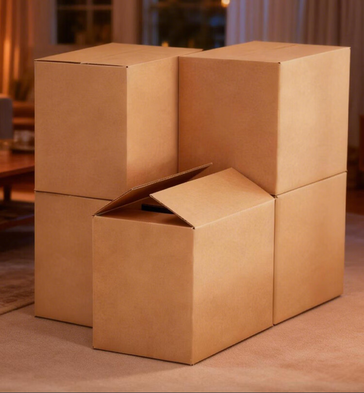 Kingdee 5-Pack Thickened Moving Boxes Medium 40x30x30cm Office Storage Packing Carton WJGL5023 3