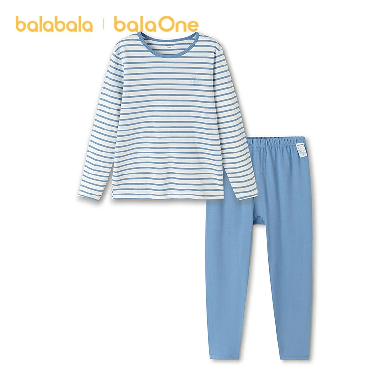 Balabala Kids Children's Underwear Set 2026 Spring Autumn New Boys' Long Johns Cotton Soft Baby Pajamas