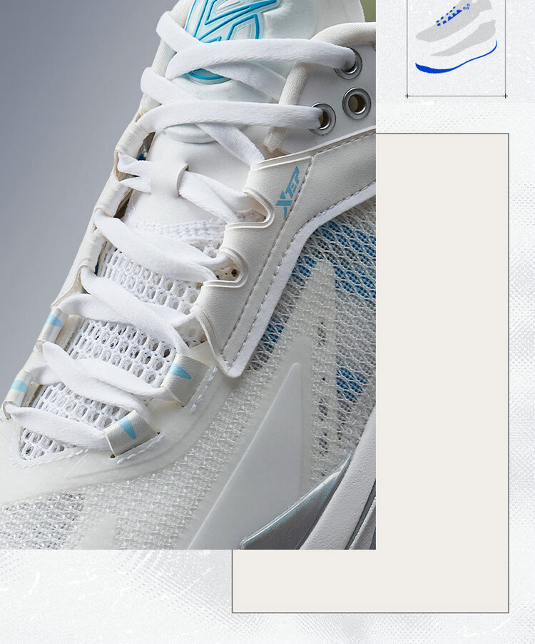 Xtep Lingji 5 Summer Men's Basketball Shoes Breathable Stable Support Lightweight Durable Guard Shoes 9