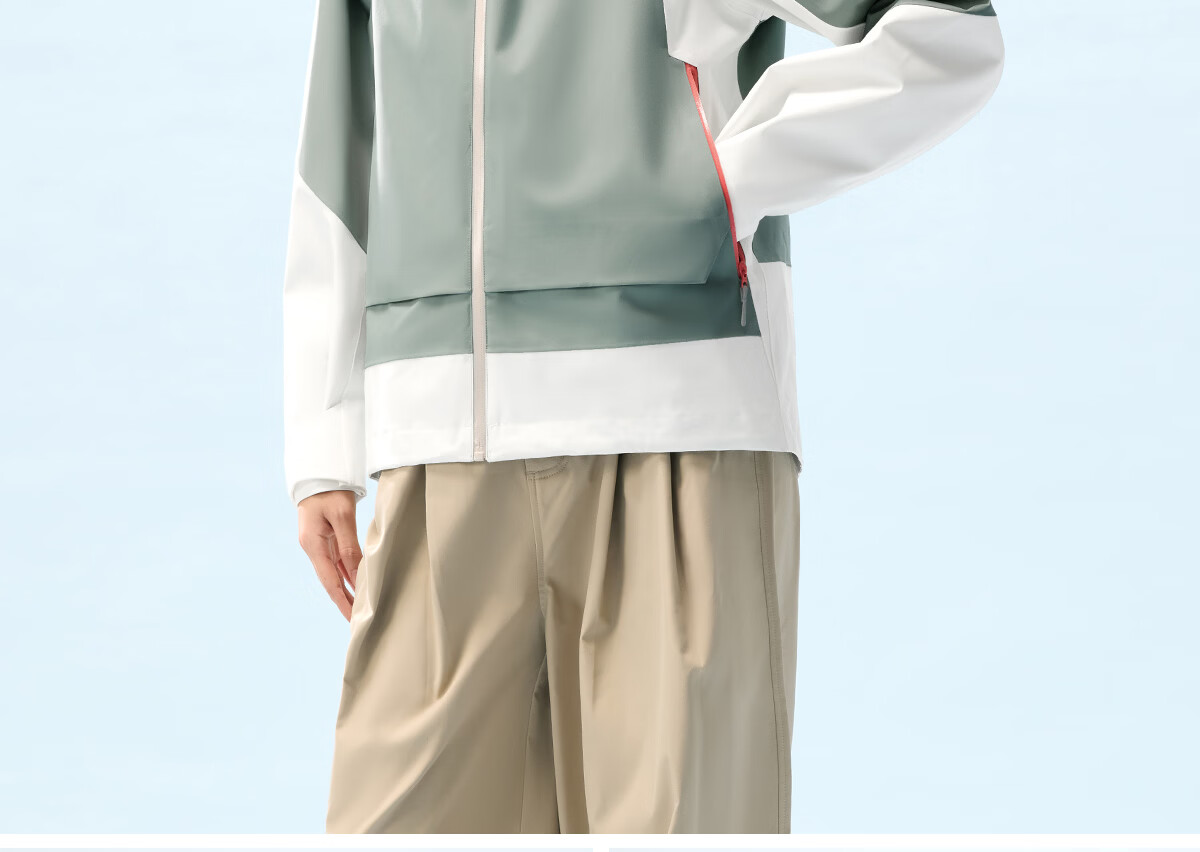 Panda Windproof and Rainproof Jacket Unisex 2026 Spring Summer Heavy Rain Waterproof Durable Outdoor Hiking Mountaineering Coat B076 30