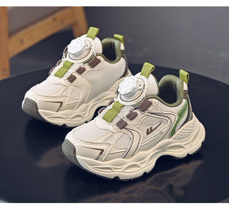 Warrior Kids Sports Shoes Girls Casual Soft Sole Dad Shoes Boys Lightweight Running Shoes WZ-1902 Pink Silver Gray Size 33 6