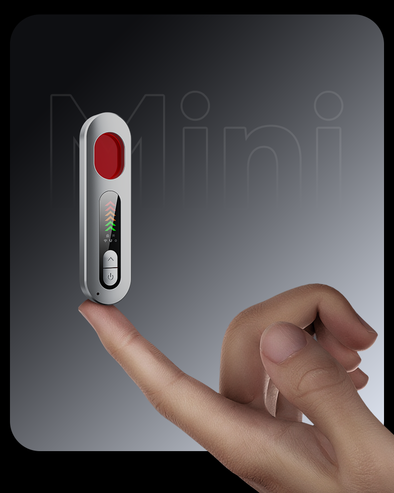 Zhiguozhe GPS Signal Detector Locator Hotel Camera Anti-Spy Detector Anti-Eavesdropping Detection Recording Device Vehicle Surveillance Investigation Hotel Use 43
