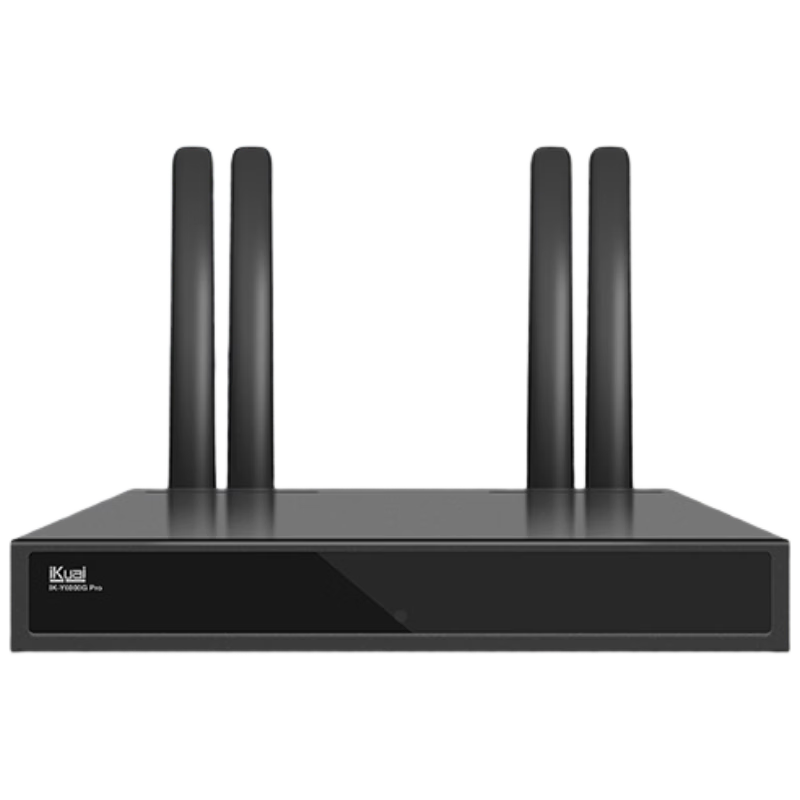 IKuai 2.5G WiFi6 Enterprise Wireless Router AX6000 Mesh Router 5G Dual Band Multi-WAN Broadband Aggregation Internet Management Y6000G Pro