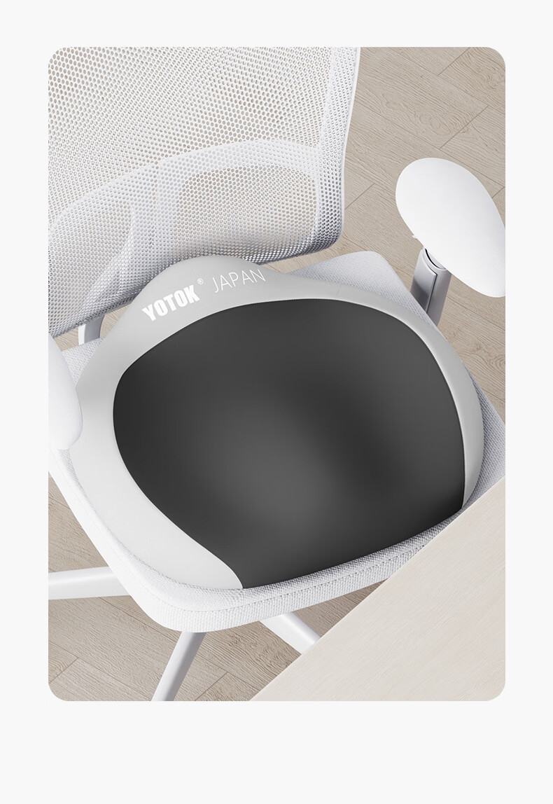 YOTOK Genuine Japanese Memory Foam Office Seat Cushion for Long Sitting, Anti-Pain Hip and Lumbar Support Chair Pad 22