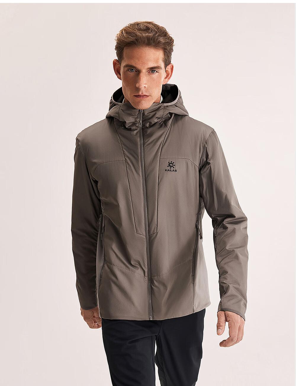 KAILAS KAILAS AT80 Men's Sports Cotton Jacket APEXHEAT Warm Breathable Windproof Hooded Coat Autumn Winter 6