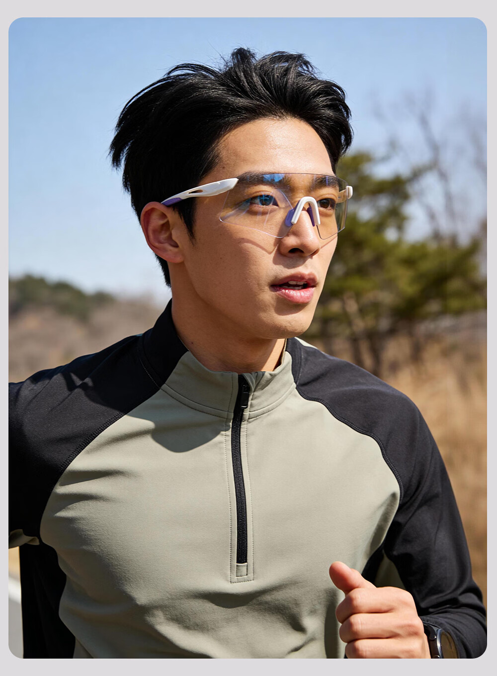 Cashman Running Glasses Men's and Women's Marathon Professional Outdoor Sunglasses Photochromic Cycling Sports Protective Sunglasses 13