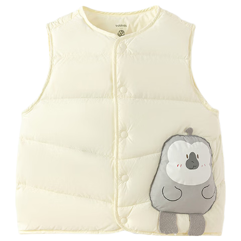 Balabala Kids Down Vest 2025 Winter Warm Clothing Cute Style [Mall Same Model] 201425101201