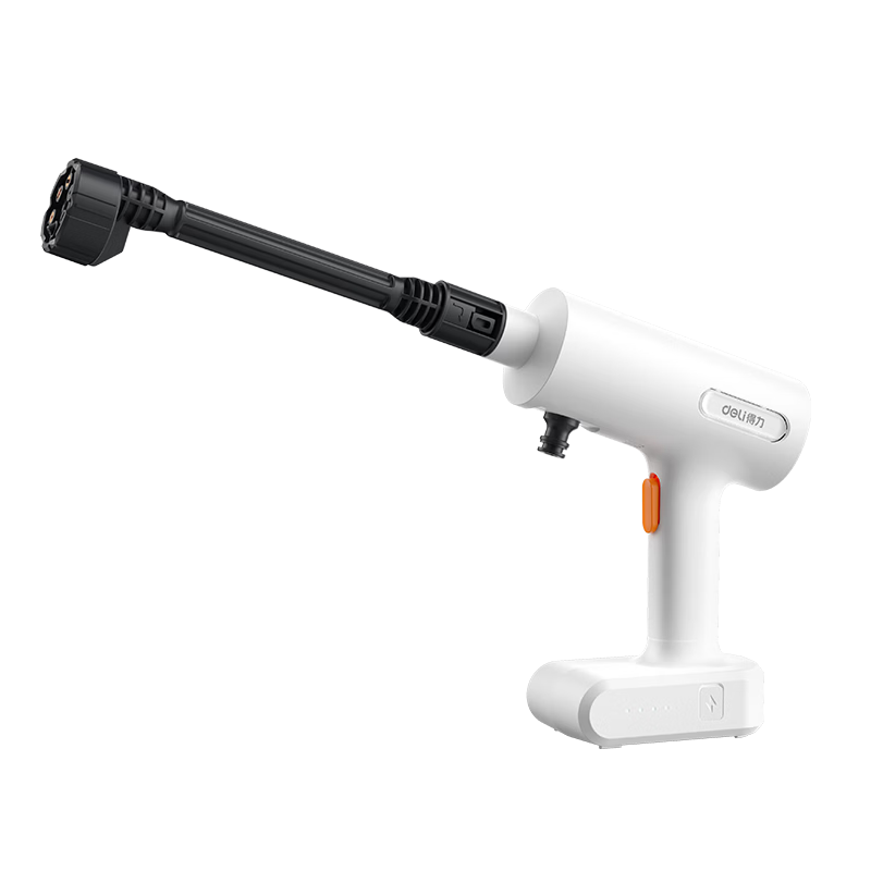 Deli High-Pressure Car Washer Water Gun Wireless Lithium Battery Powerful Cleaning Machine