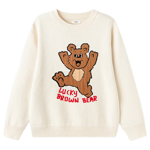 Balabala BalaOne Kids Sweater Boys Girls 2025 Winter Fashion Knitwear 208425103204