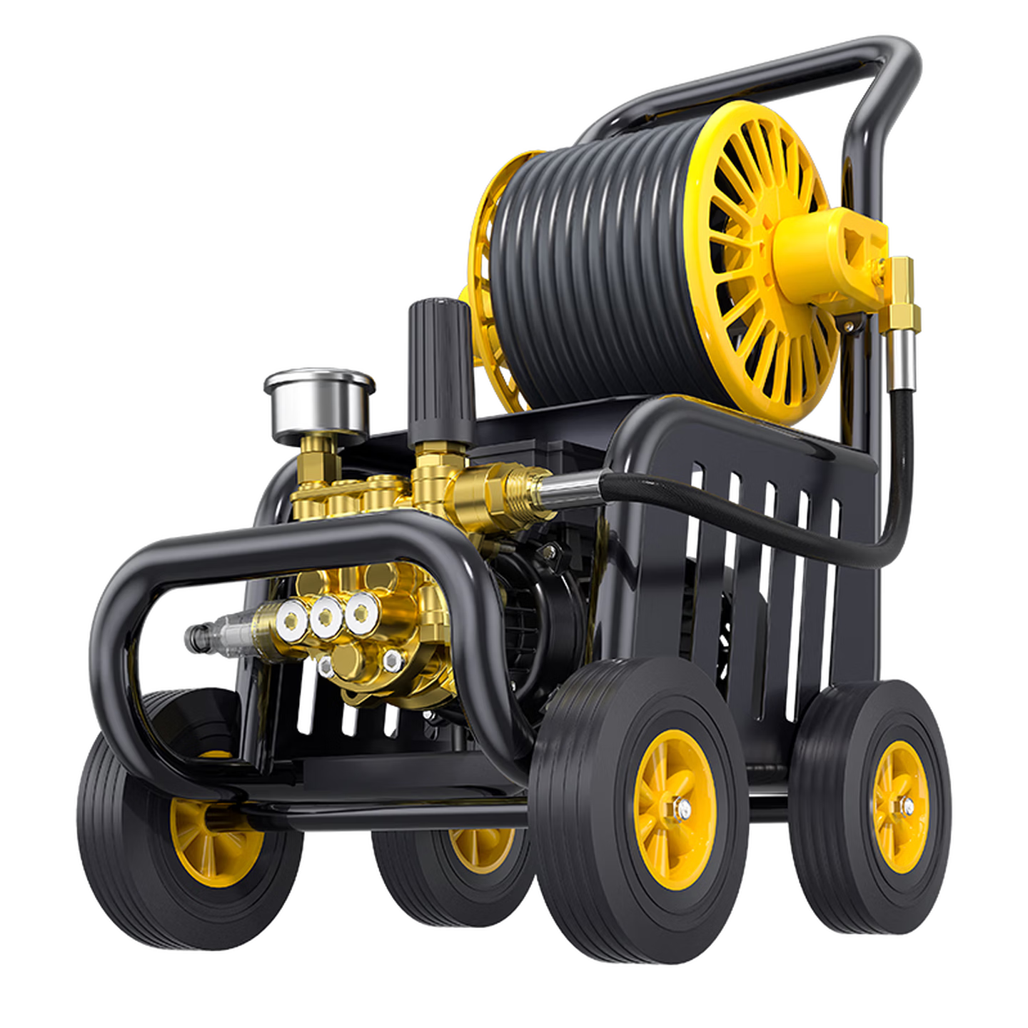 POHIR High-Pressure Car Washer 220V Home and Commercial Power Water Pump for Cleaning Driveways and Gardens