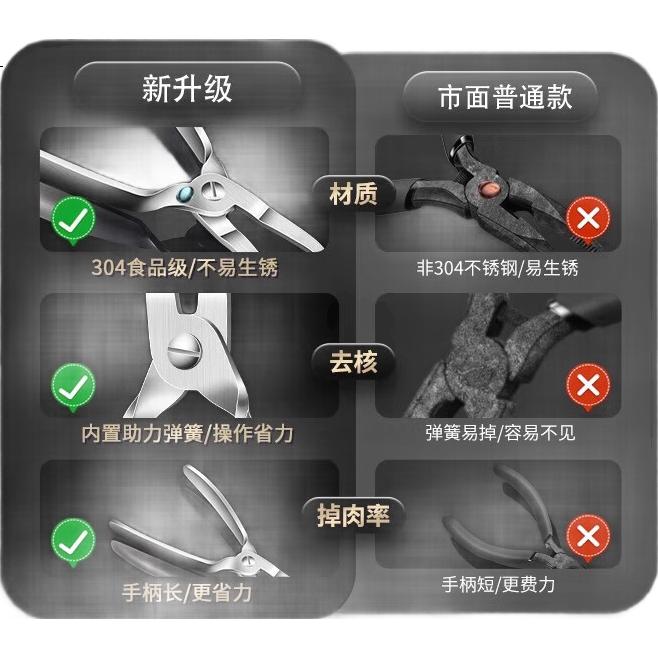 Инструмент для удаления костей куриных лапок Jingmao, щипцы из нержавеющей стали 304 для удаления костей куриных крылышек, бытовые многоцелевые щипцы для чистки костей