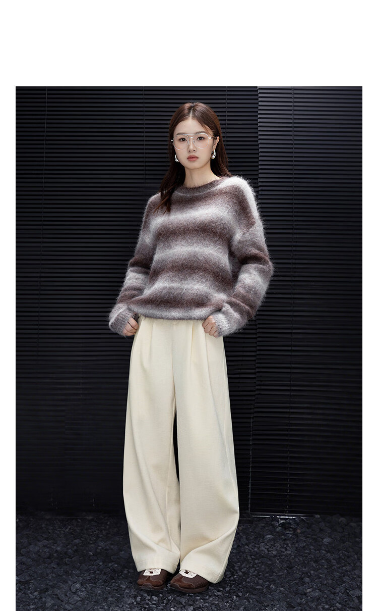 Demana "Cloud Warmth" 25 Winter Smart Warm Corduroy Wide-Leg Slimming Casual Pants for Women Premium Feel 11