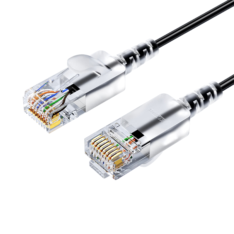 CAT6A Pure Copper High-Speed Ethernet Cable, 10m Black, Compatible with Gigabit, HX6100