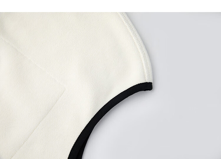 Demana [Comfort Warm Double-Sided Fleece] Spring Sports Style Stand Collar Color-Block Zipper Trim Sleeveless Curved Pocket Women's Jacket 17