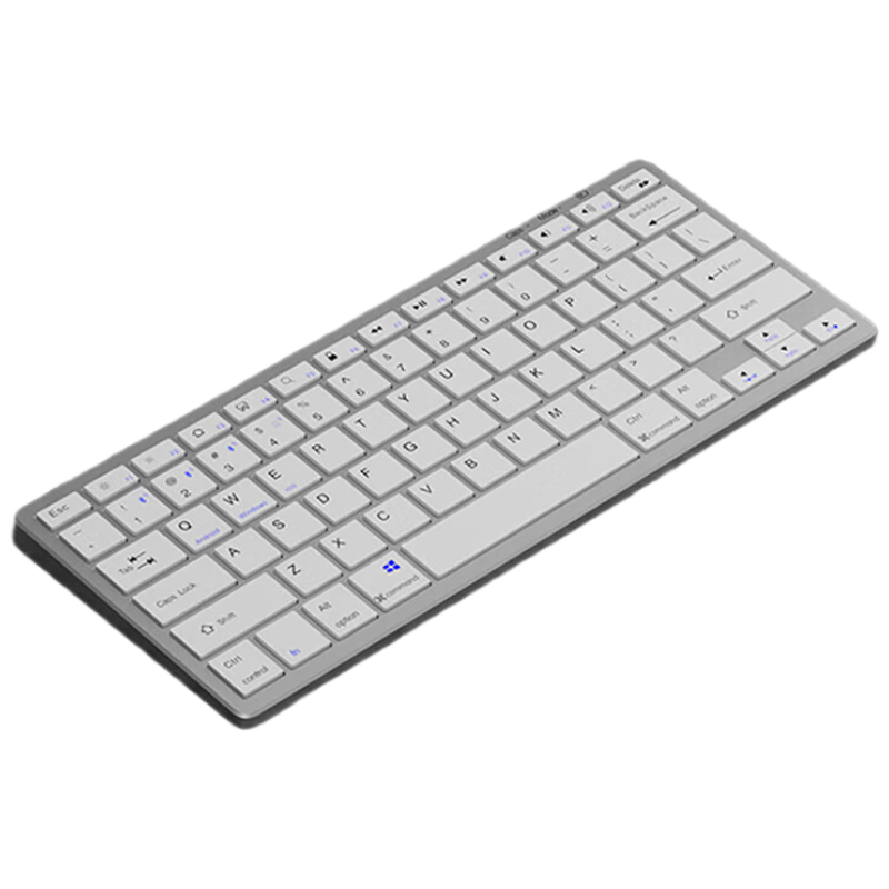 EWEADN Wireless Keyboard Silent Bluetooth Dual Mode Laptop Desktop Business Office Typing Portable Ultra-thin Scissor Switch Design 78 Keys Rechargeable Peripheral