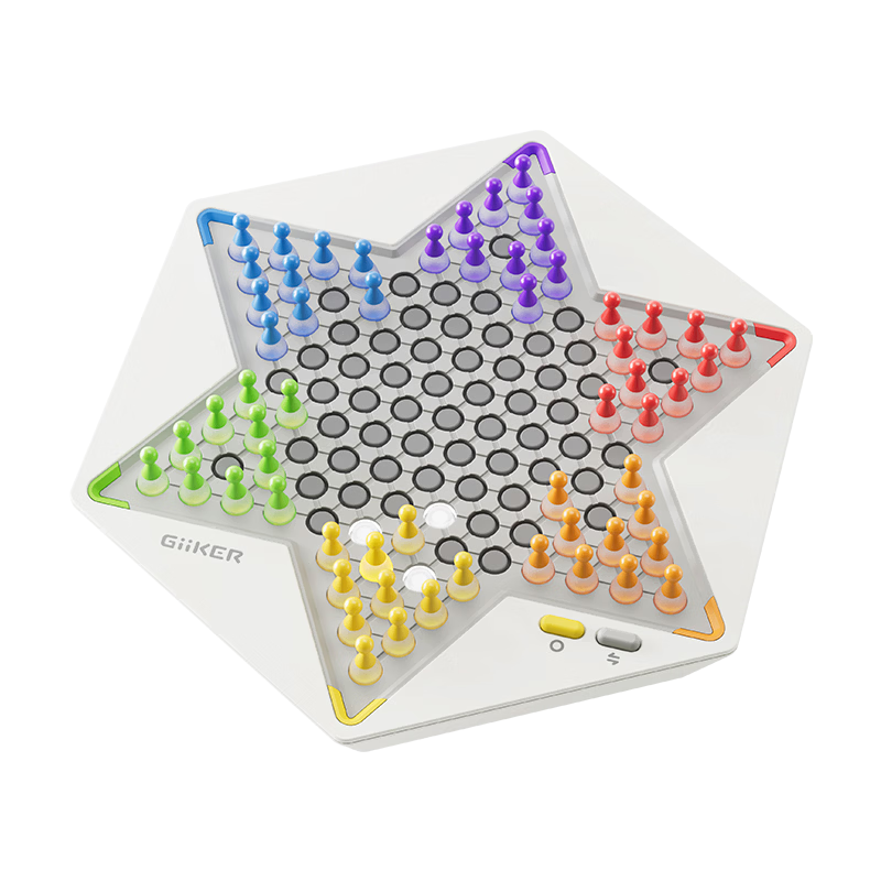 Jike Super Chinese Checkers Smart Board Electronic Children's Educational Toy AI Training Gift for Boys and Girls