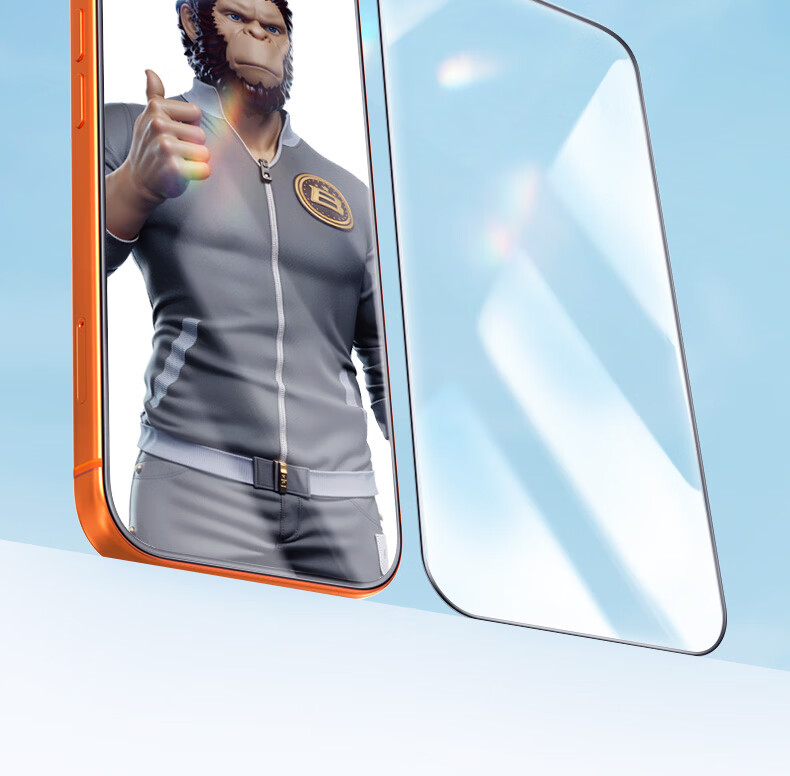 Lanxingxiansheng Tempered Glass Screen Protector for Apple IPhone 17e/13/14, HD Large View Full Coverage Protective Film for IPhone 13/13 Pro/16e [Large View] 9