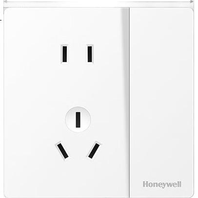Выключатель с розеткой Honeywell