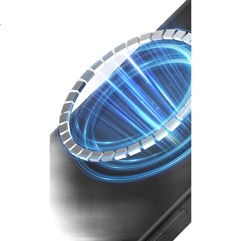 Чехол-накладка Baozou для Apple iPhone 16e, противоударный, с защитой от отпечатков пальцев, серый
