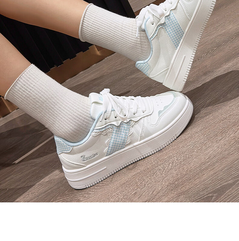 Warrior Official Women's Sneakers 2026 Summer New Breathable Versatile White Pink Shoes Women Size 39 19