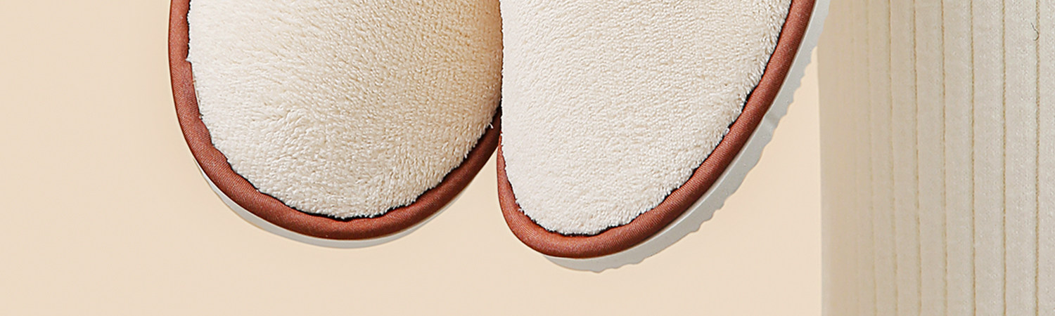 Guxu Disposable Cotton Slippers Thickened Non-Slip Winter Home Travel Hotel Use 6
