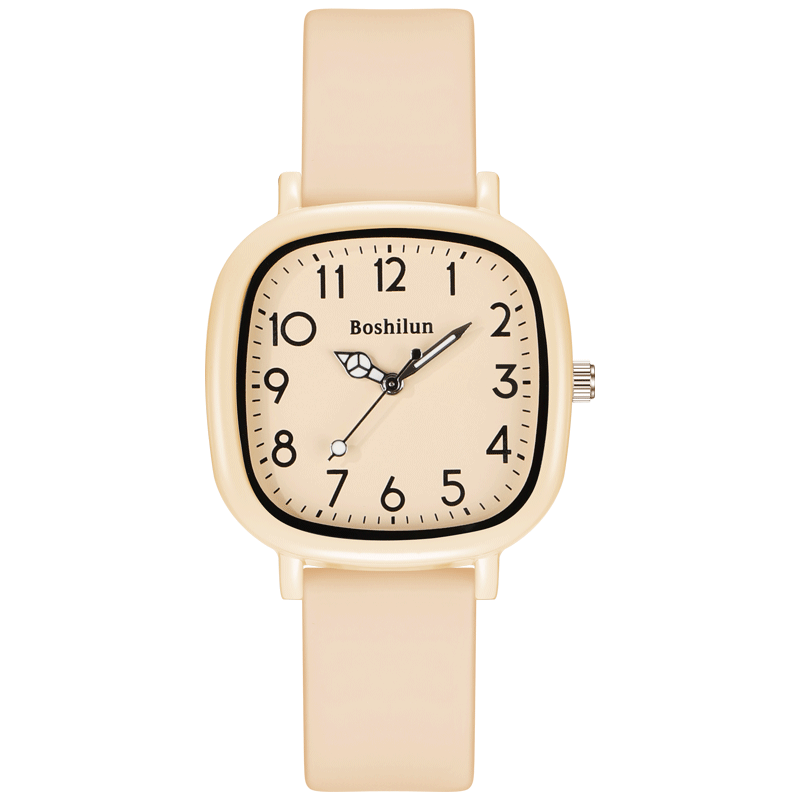 Bausch & Lomb Silent Quartz Exam Watch for Female Middle and High School Students, Time-Only, Gift for Girls