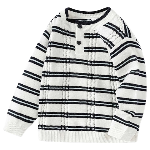 Balabala Kids Sweater Baby Cable Knit Sweater Boys Girls Knitwear 2025 Autumn Winter 209425103201