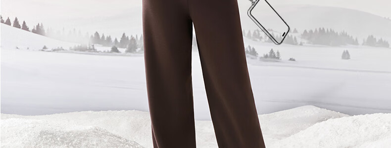 SIINSIIN Yang Mi Style 6.0Pro Straight-Leg Pants 2026 New Women's Fleece-Lined Slim Fit Sports Casual Pants for Spring and Autumn 28
