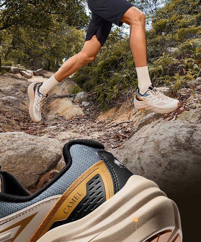 CAMEL Lianshan Outdoor Hiking Shoes 2025 Autumn New Unisex Non-slip Shock Absorption Trail Shoes 3