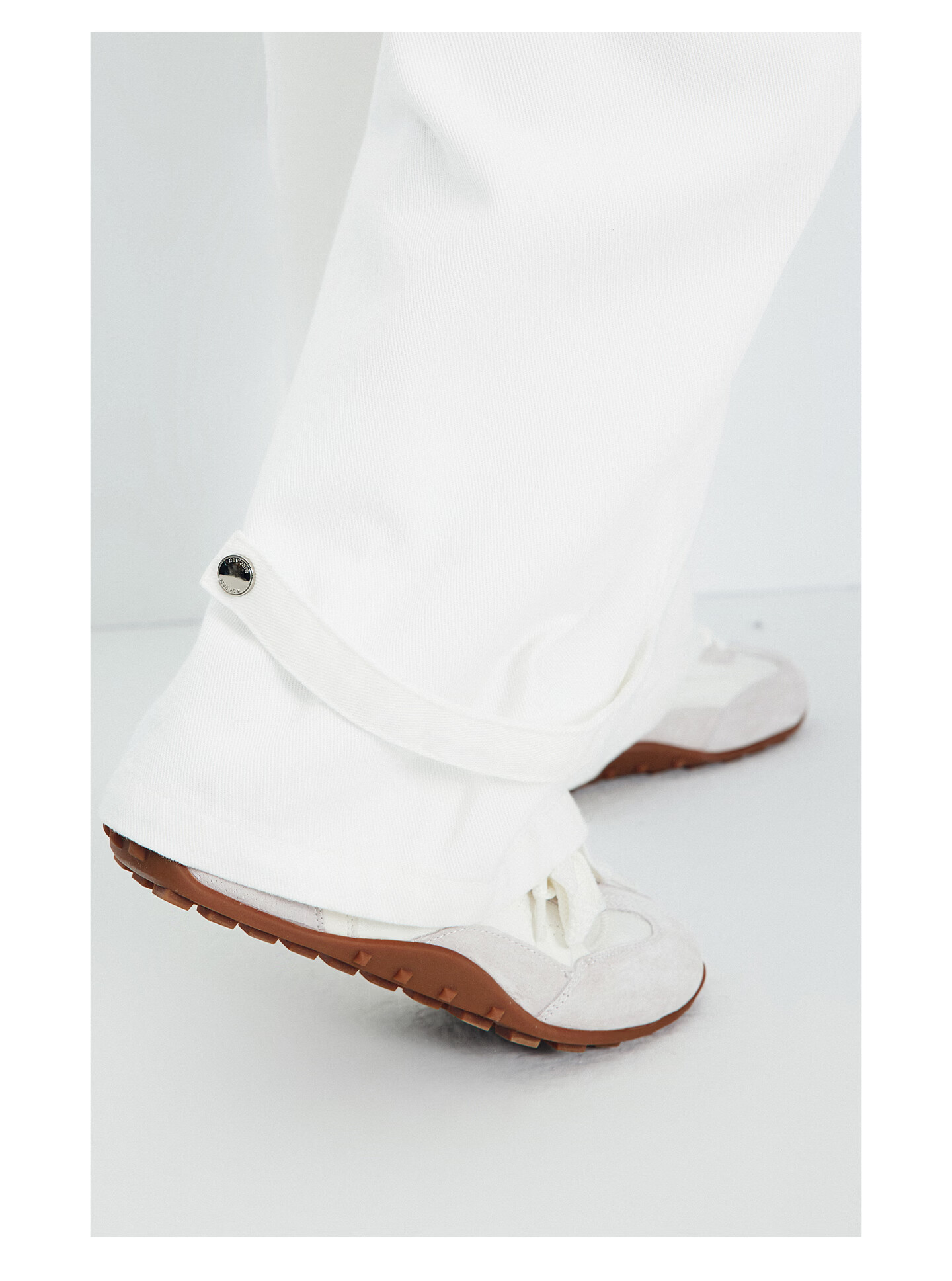 Navigare Italy Small Sailboat 26th Spring Summer New Skin-friendly Wide-leg Denim Workwear Cargo Pants 2312576503 21