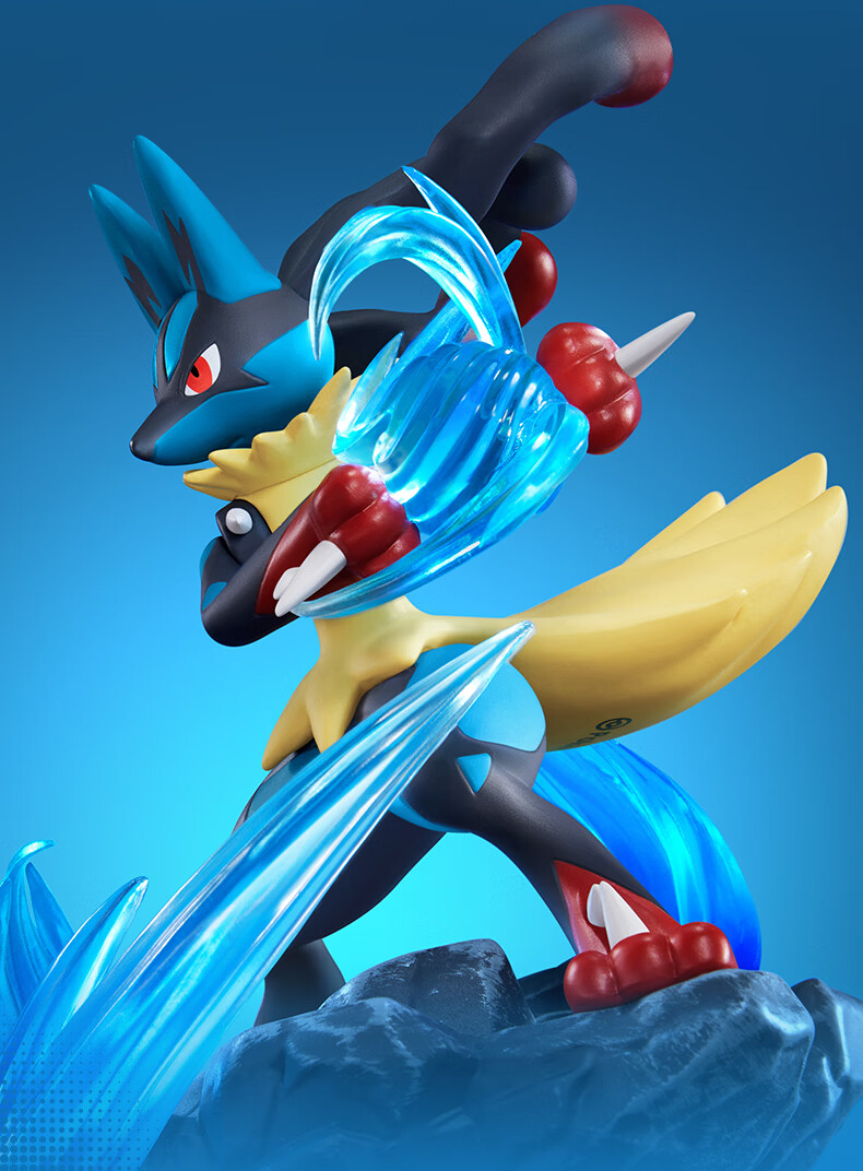 Funism Pokémon Mega Evolution Lucario Figure Official Merchandise Desktop Decoration Birthday Gift 9