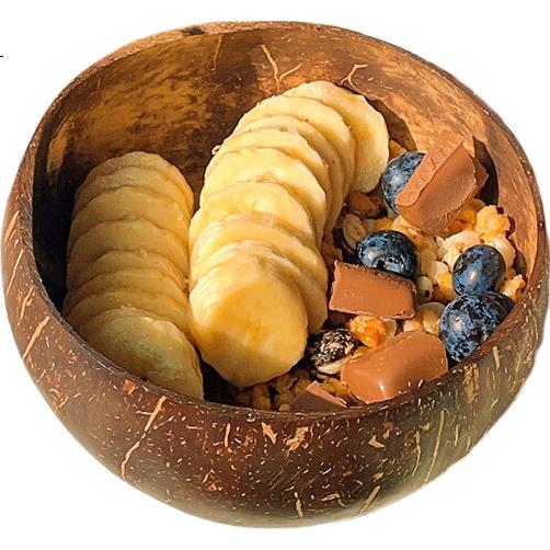 Деревянная миска с ложкой