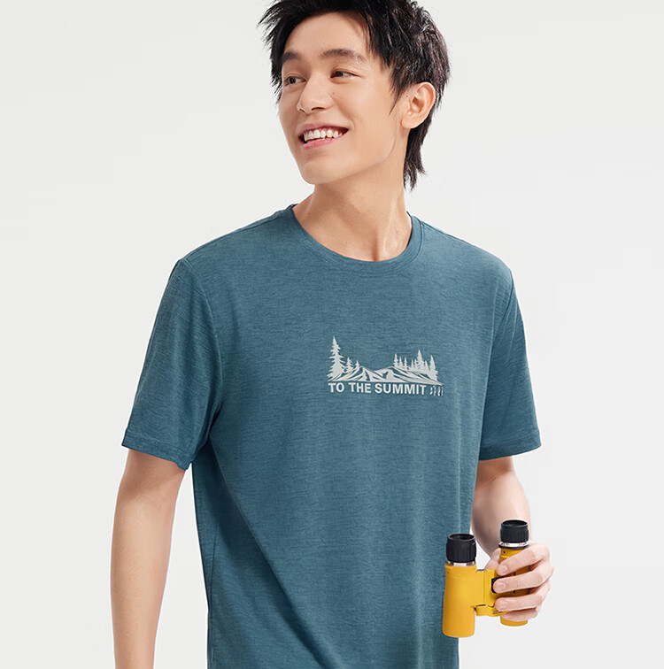 361° Men's T-Shirt Spring Summer New Quick-Dry Loose Outdoor Sports Casual Short Sleeve Top 652623102-2 22