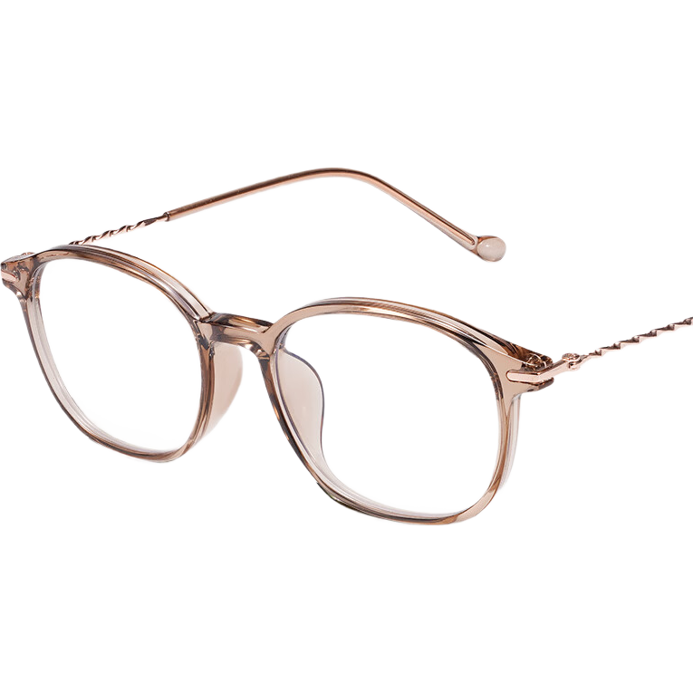 Sunset Red Fashion Ultra-Light High-Definition Blue Light Blocking Reading Glasses 2026 New Women's E9094C +1.00 Diopter