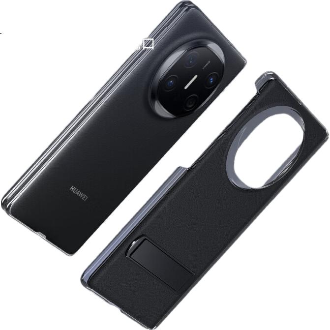 Чехол для телефона ESCAPE Magnetic Center Stand для Huawei Mate X6, деловой стиль, коллекционное издание, ультратонкий, противоударный, с полной защитой объектива, для мужчин и женщин, таинственный черный