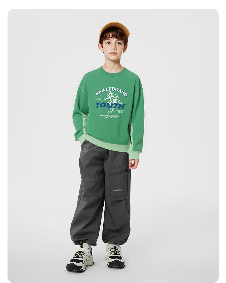 Balabala [balaOne] Kids Long Sleeve Sweatshirt Children's Clothing Boys Girls 2026 Spring Top 11