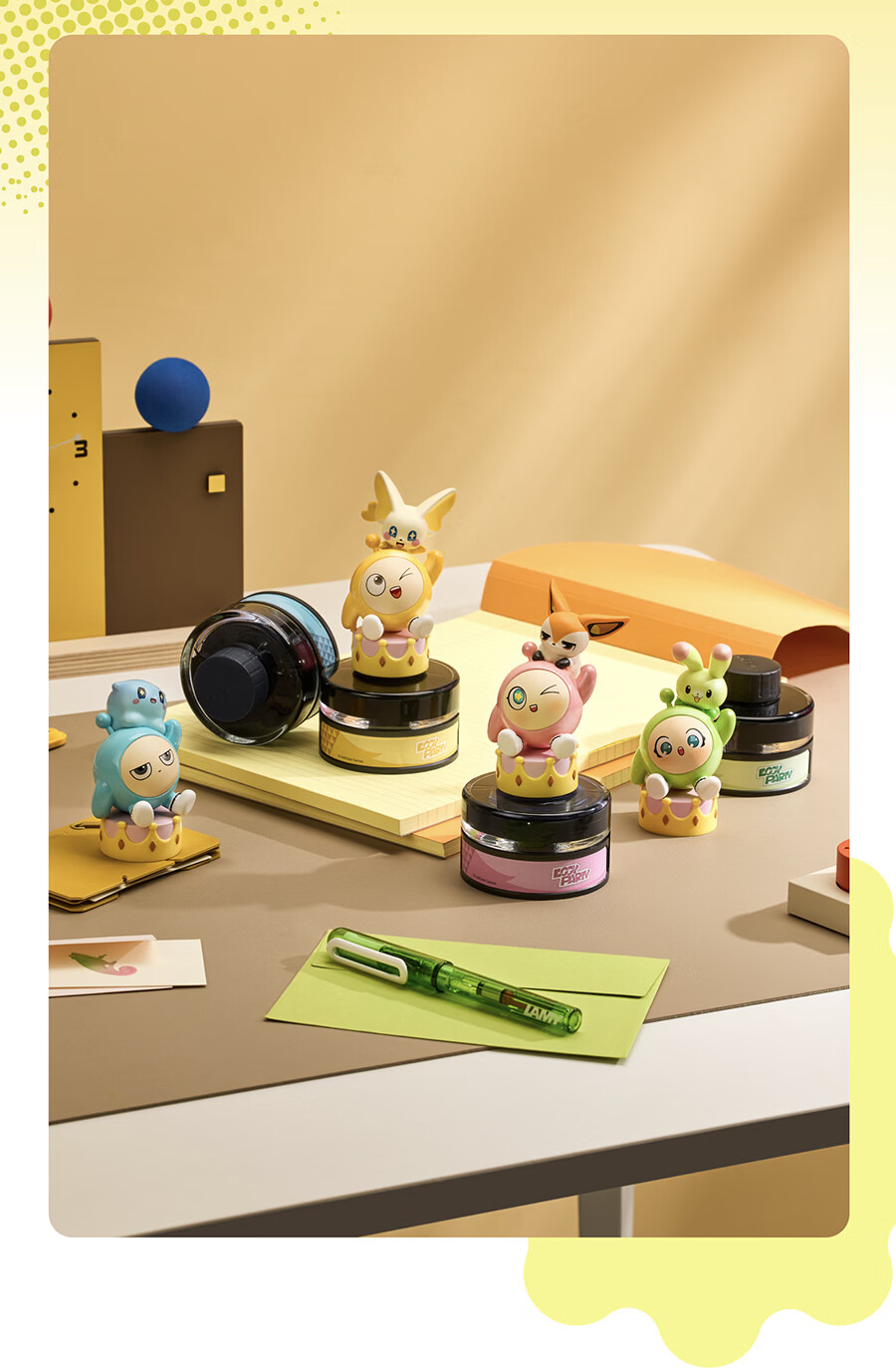 LAMY Lamy Fountain Pen Gift Box Egg Party Collaboration Balloon Ink Pen for Third Grade Primary School Students Calligraphy Practice Correct Posture Egg Pink 0.5mm 24