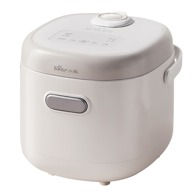 Bear Rice Cooker 1-2 People 1.6L Non-Stick Durable Inner Pot Micro Pressure Quick Cook Multi-Grain Soup Porridge Smart Reservation Apartment Multi-Use Rice Cooker DFB-K16A1