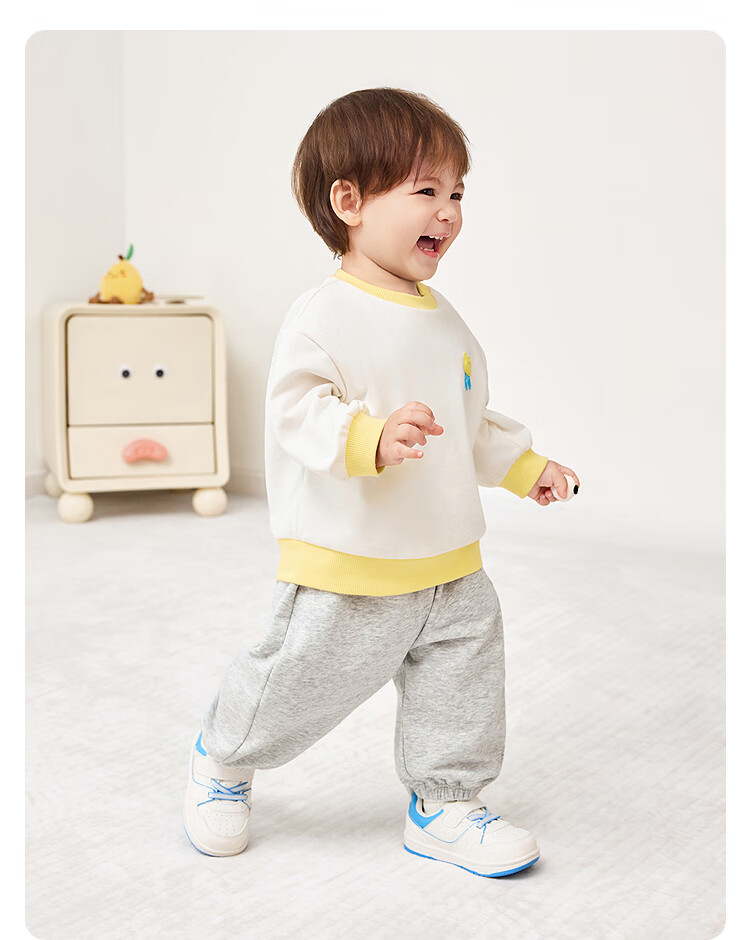 Balabala Kids Two-Piece Set Toddler Baby Boys Girls 2026 New Spring Outfit Top and Pants Cute Comfortable 13
