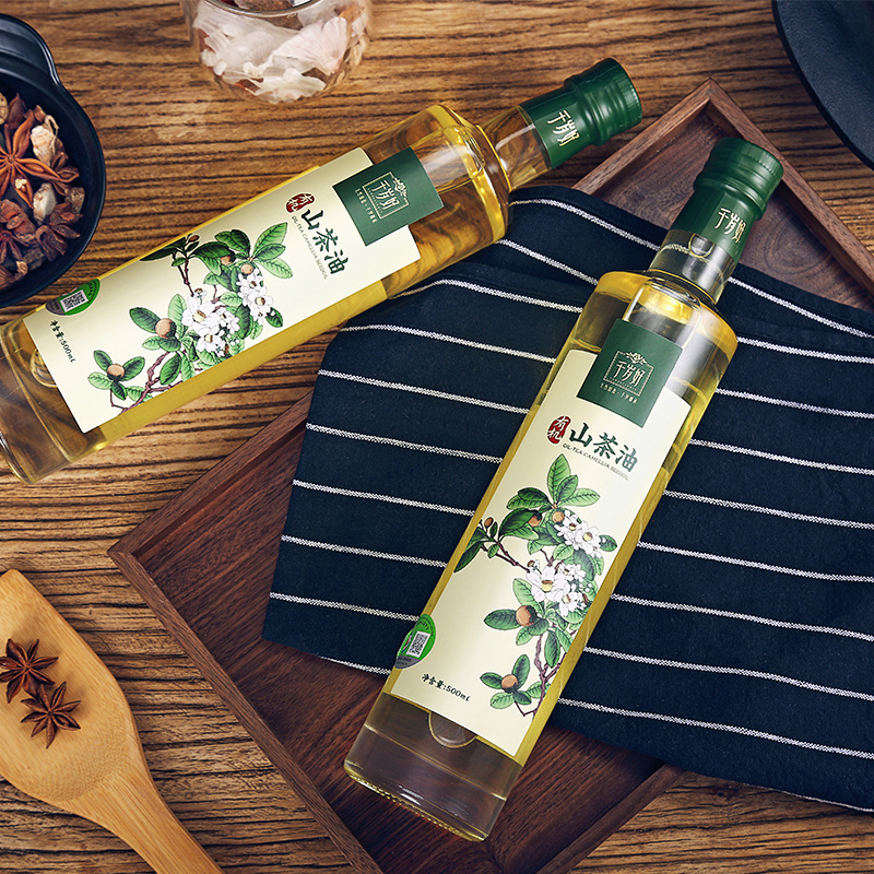 千岁好【保真山茶油】有机山茶油礼盒500ml*2瓶 压榨一级 送礼礼盒