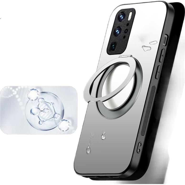 Чехол HOLDZU для Huawei P40 Pro, противоударный, с магнитом, черный