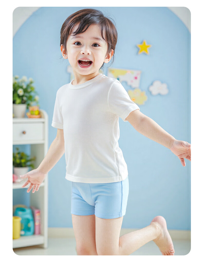 Grace Kids Disposable Cotton Boxer Briefs for Girls and Boys, Travel Portable Daily Use, Size S 18