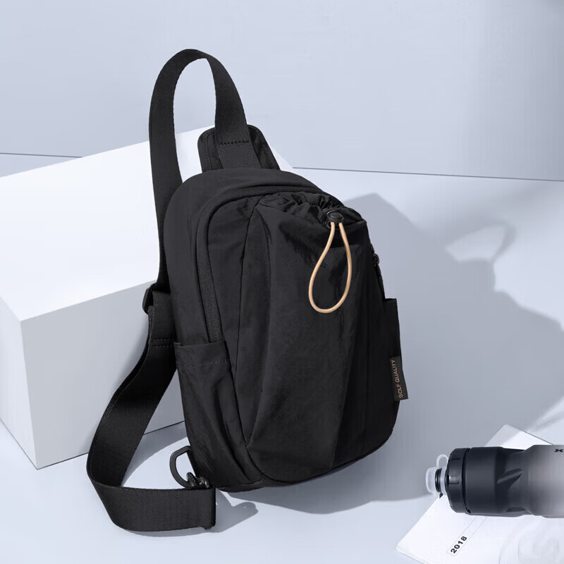 GOLF Casual Shoulder Crossbody Bag Unisex Lightweight Cycling Chest Bag Outdoor Hiking Water Bottle Holder Commuter iPad Phone Backpack