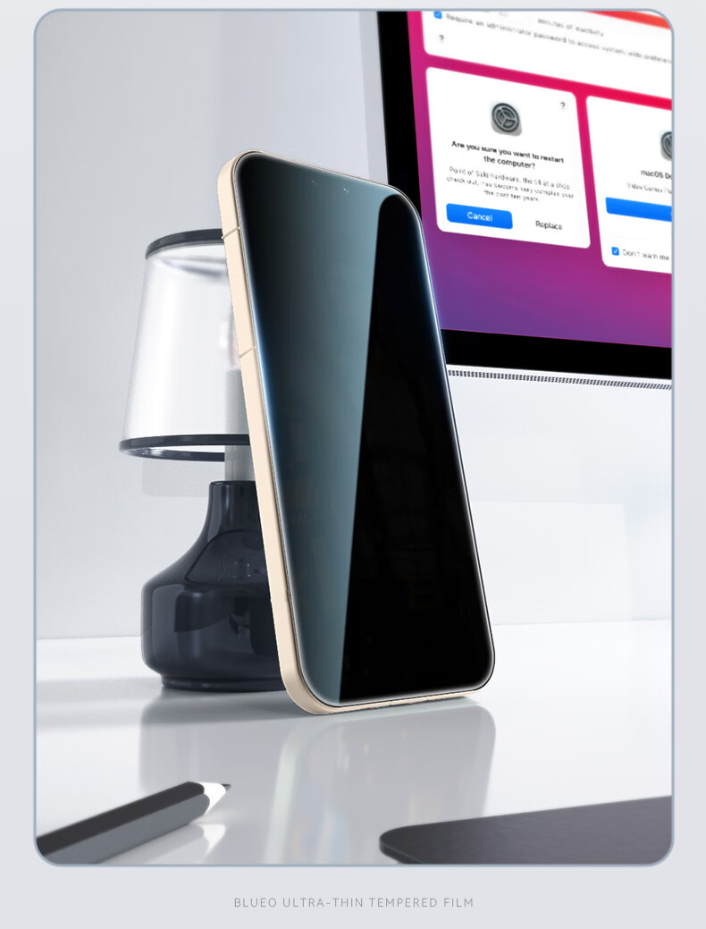 Lanxingxiansheng Privacy Screen Protector for Huawei Mate80 Pro, Anti-Glare Tempered Glass Film for Mate80/Mate80 Pro, Full Screen High Definition Anti-Fingerprint Anti-Peeping Protective Film 2