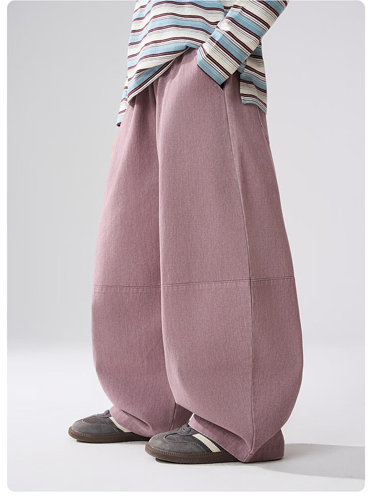ASK JUNIOR Kids Pants 2026 Spring New Boys' Loose Fit Denim Sports Casual Straight Leg Trousers 4