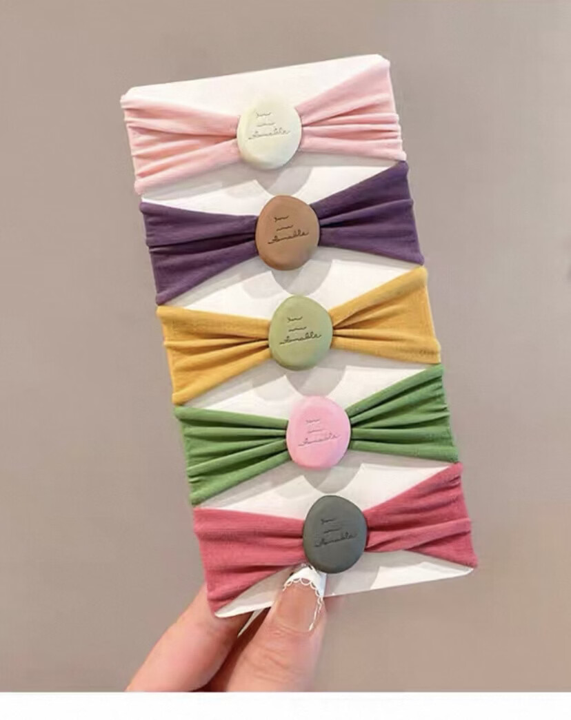 CHIMERA 5-Piece Kids Candy Color Hair Ties Elastic Ponytail Holders for Children June 1st Children's Day Gift 1