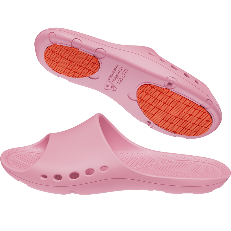 KENROLL Unisex Professional Non-Slip Lightweight Breathable Home Bathroom Shower Slippers Sakura Pink 39-40 (250mm)