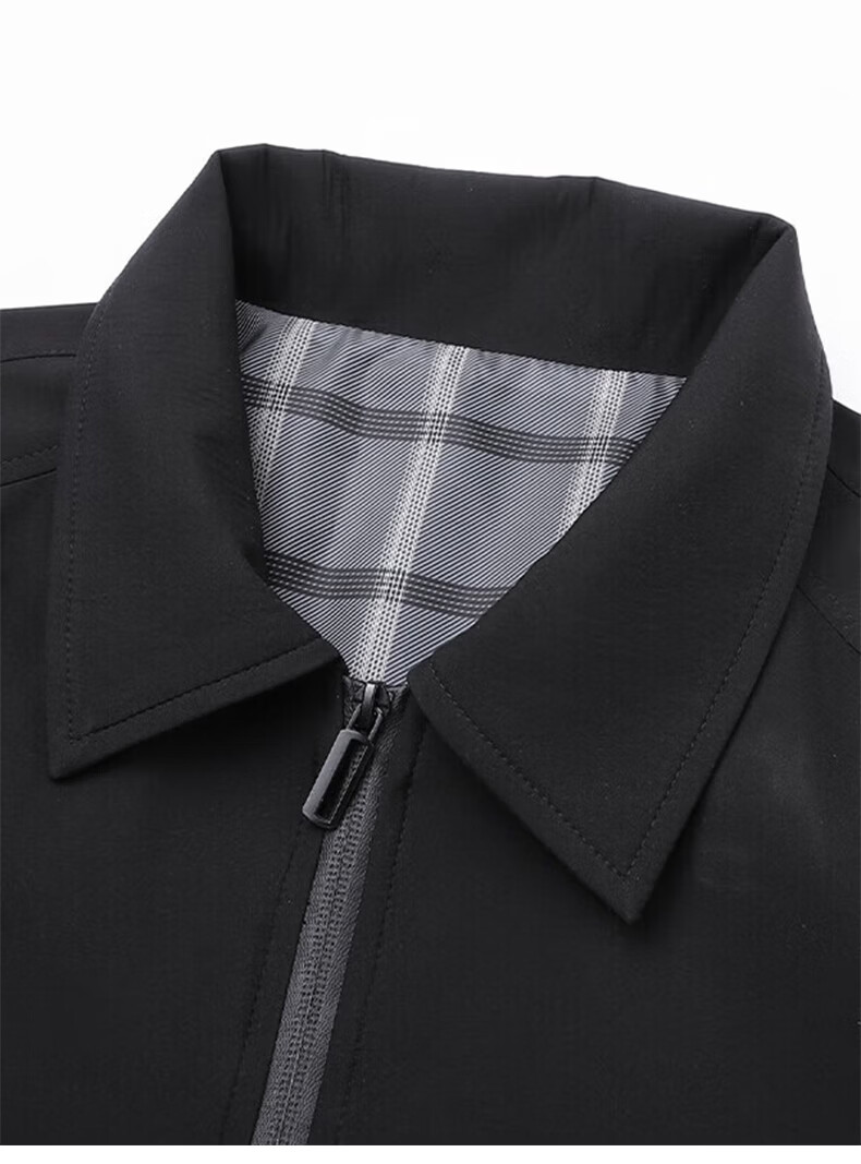 Hodo Men's Autumn Winter Business Blazer Jacket Wrinkle-Resistant Non-Iron Windproof Fashionable Versatile Comfortable Coat 4