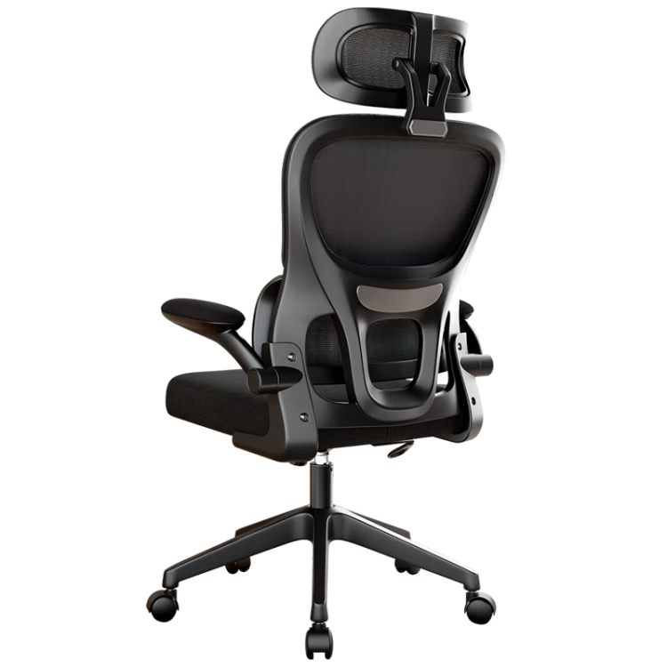 BECAUSES Computer Chair, Comfortable for Long Sitting, Ergonomic Office Chair, Study Chair, Home Swivel Chair, Best Choice for Purchase, 801B Black