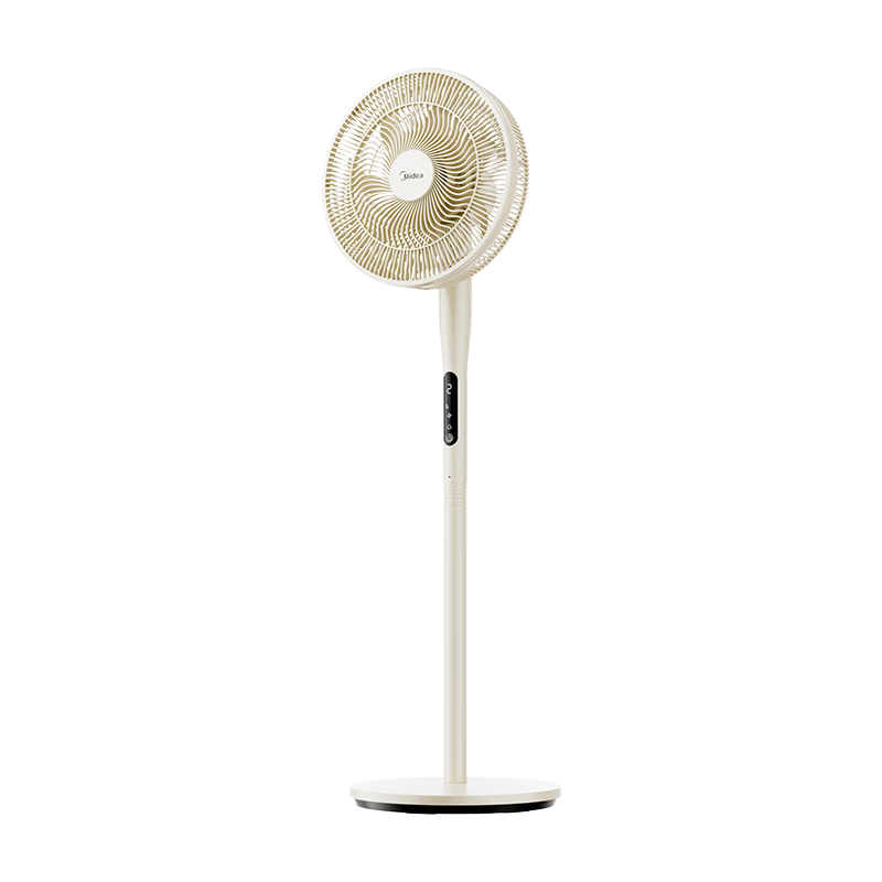 Midea One-Touch Quick Install Electric Fan Home Standing Floor Fan Level 1 Energy Efficiency Inverter DC Motor Bedroom Living Room High Wind Low Noise Small Fan SDJ30BM